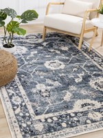 Kalora Sidra Area Carpet * Navy * 5'-1"x7'-7"