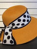 Picabo Mode Audrey Summer Hat * Tangerine
