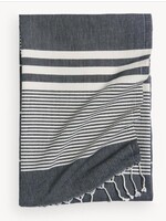 Pokoloko Turkish Bath & Beach Towel * Harem Black * 39"x70"