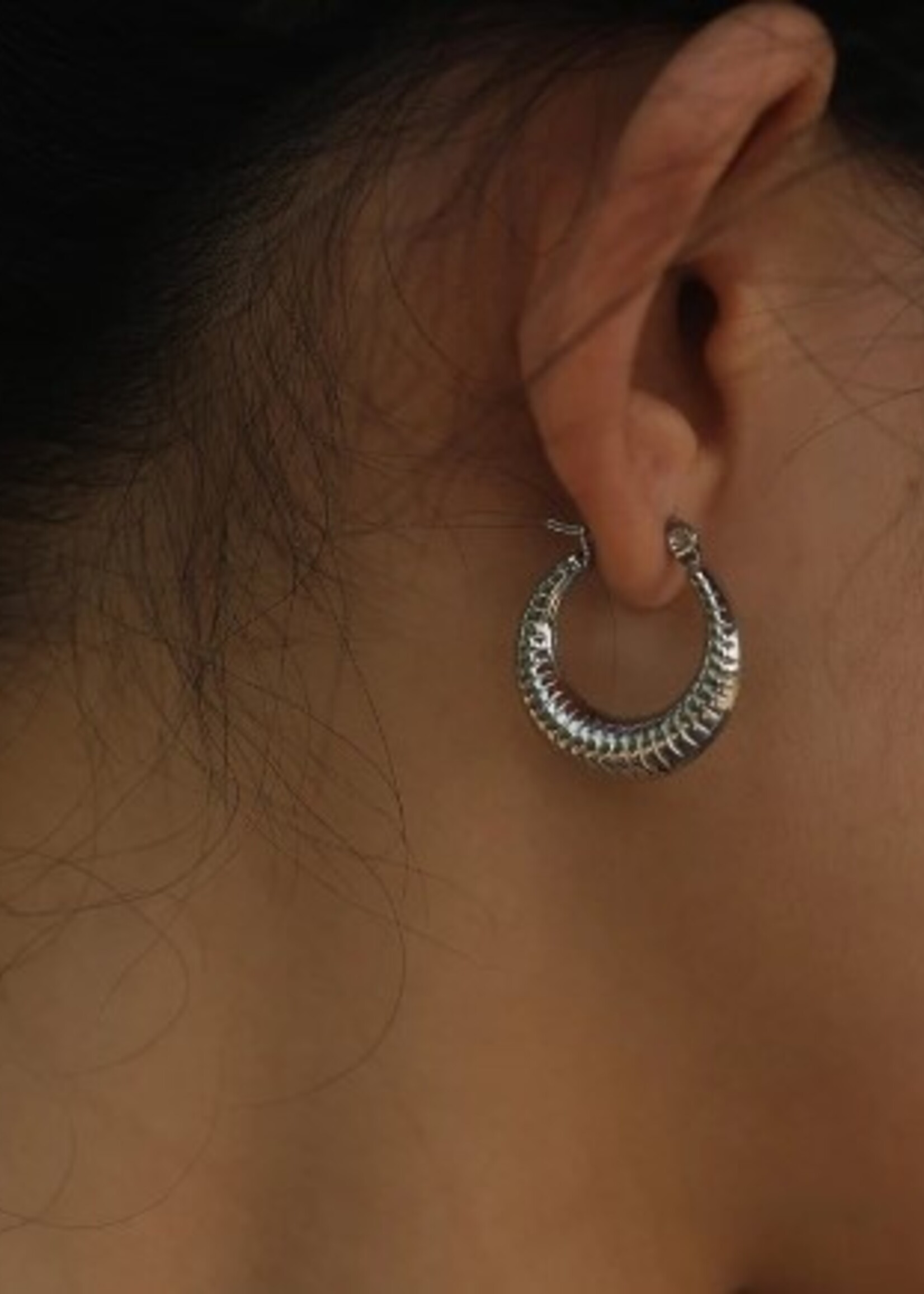 Mischa Hoop Earrings * Silver