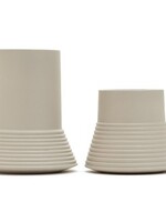 Pine/ADV/Bovi Castello Vase * Ribbed * Small * Sagey Grey