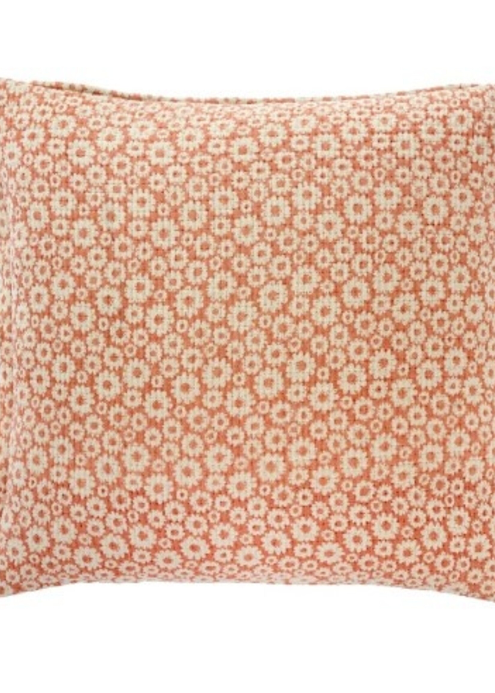 Indaba Ditsy Toss Pillow * 20"x20" * Coral