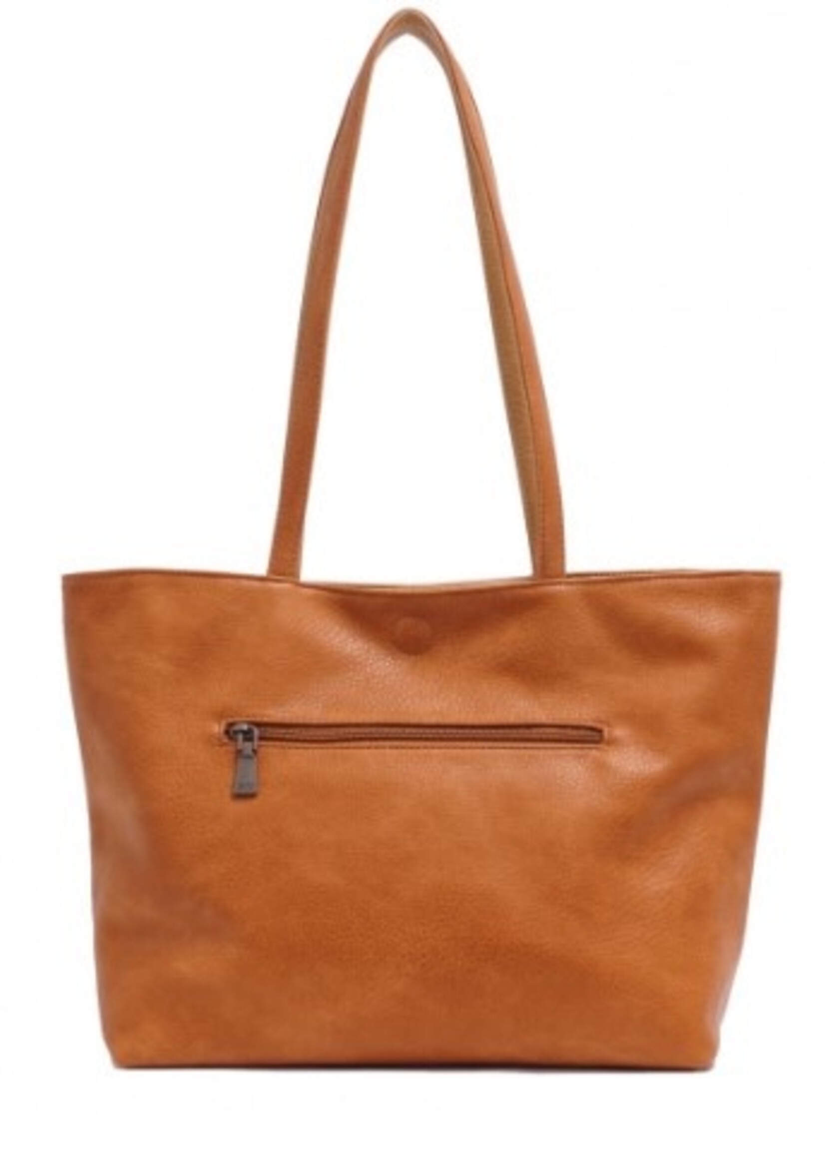 SQ Brooke Reversible Two in One Tote * Camel/Deep Sea