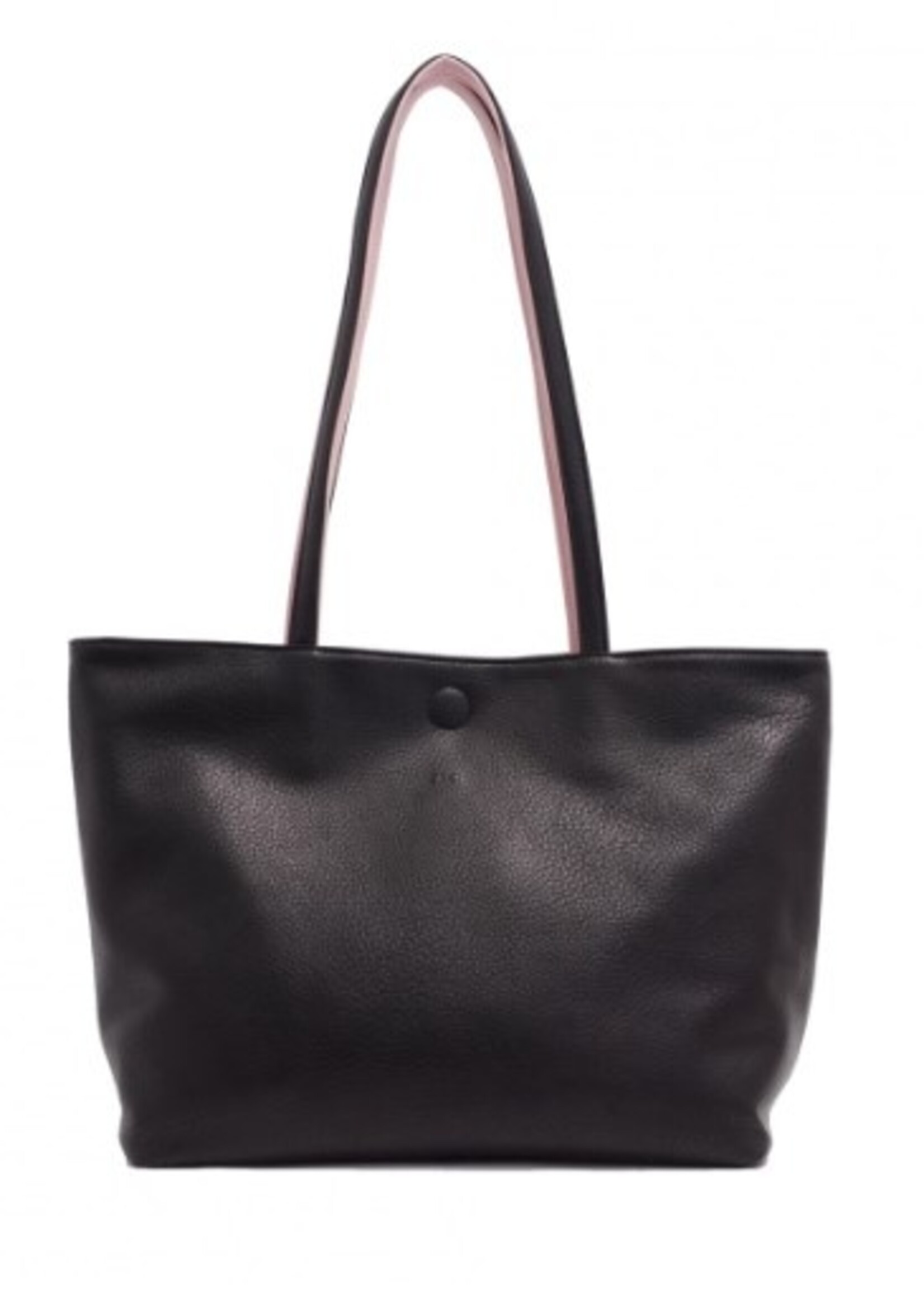 SQ Brooke Reversible Two in One Tote * Black/Pink