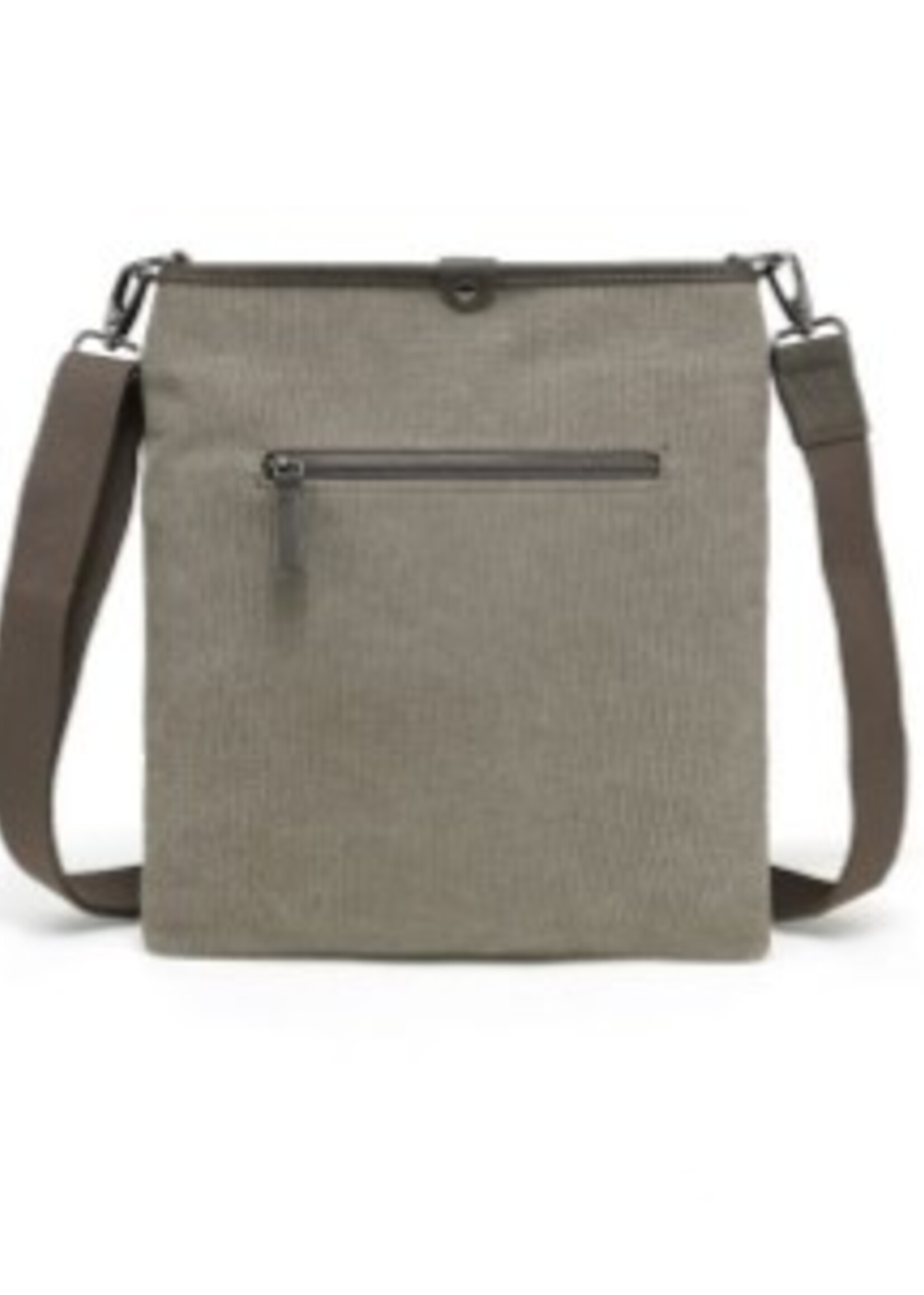 Da Van Small Canvas Shoulder Bag * Grey