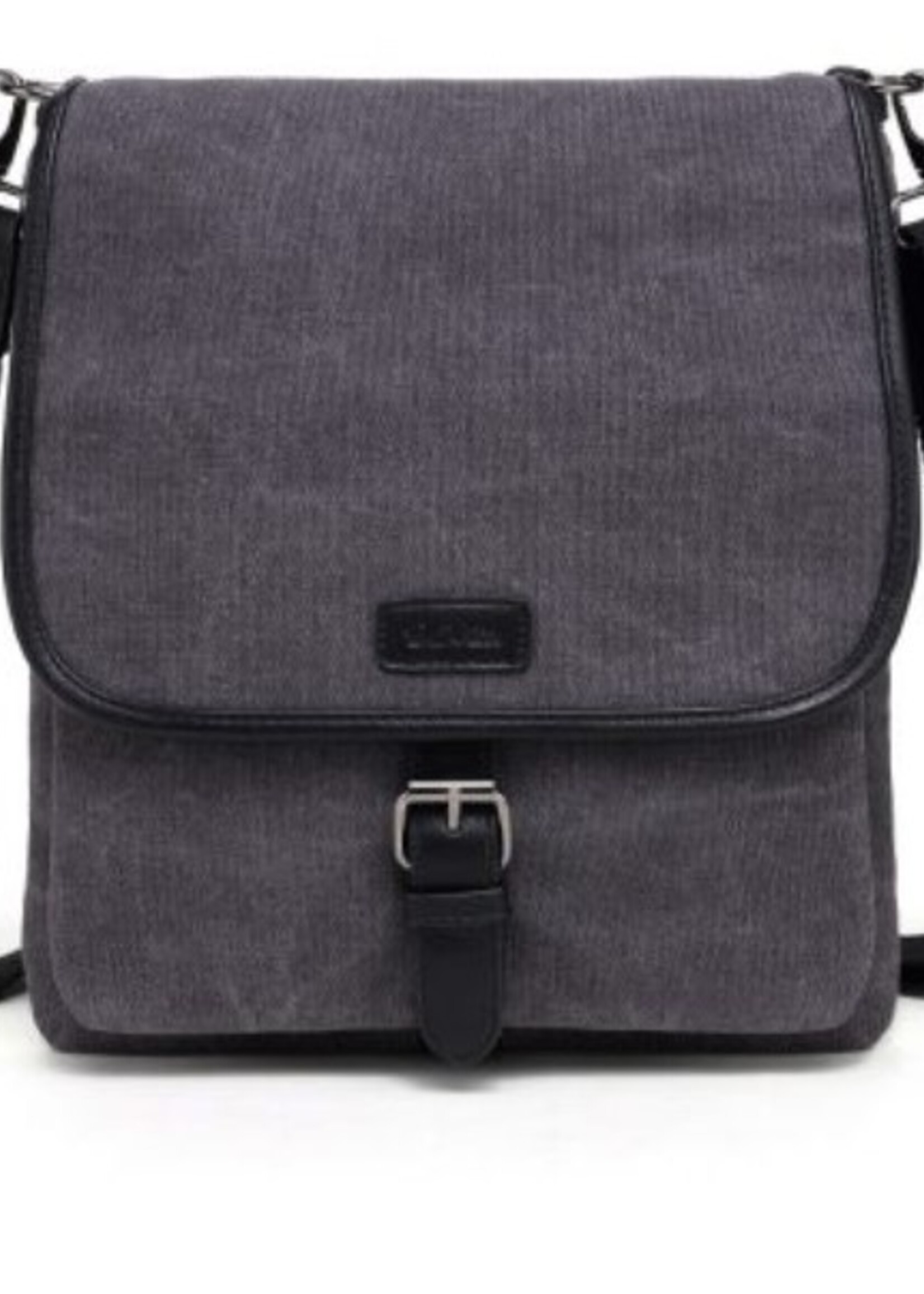 Da Van Small Canvas Shoulder Bag * Grey