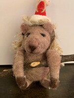 Pine/ADV/Bovi Christmas Ornament * Fuzzy Hedgehog
