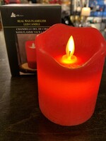 Tri W Imports Flameless Candle * Tri W 1554 * 3"x4" * Red