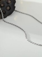 Hackney Nine/Dye Cast Kira Silver Necklace