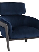 Sunpan Maximus Lounge Chair * Metropolis Blue * 32.5"x33.5x36"H