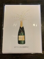 Almeida Illustrations/Faire "Let's Celebrate" Greeting Card * Blank Inside