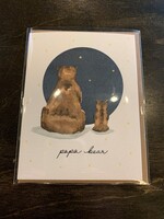 Almeida Illustrations/Faire "Papa Bear" Father's Day Greeting Card * Blank Inside