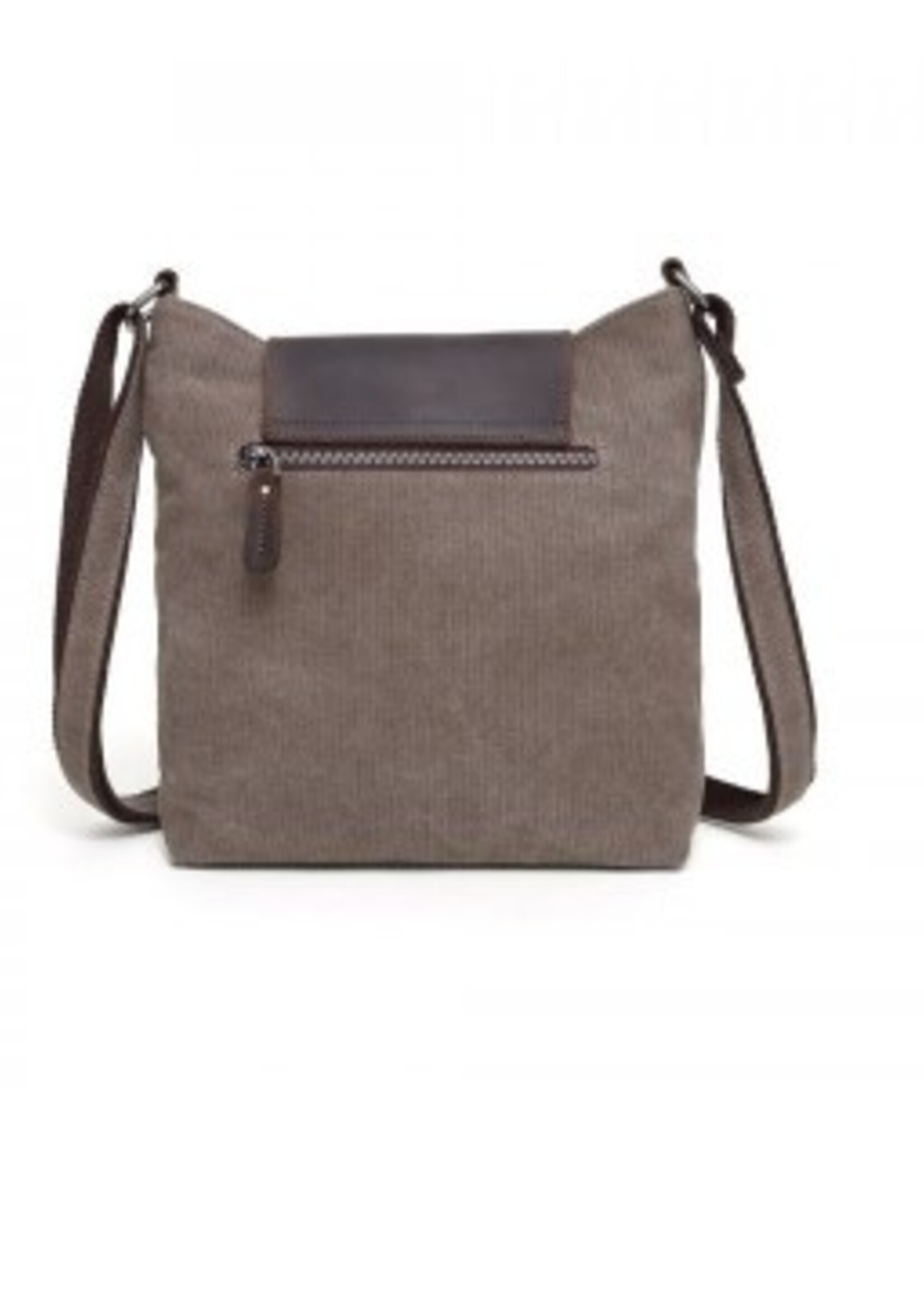 Da Van Canvas Shoulder Bag with Leather Trim * SB 538 * Turquoise