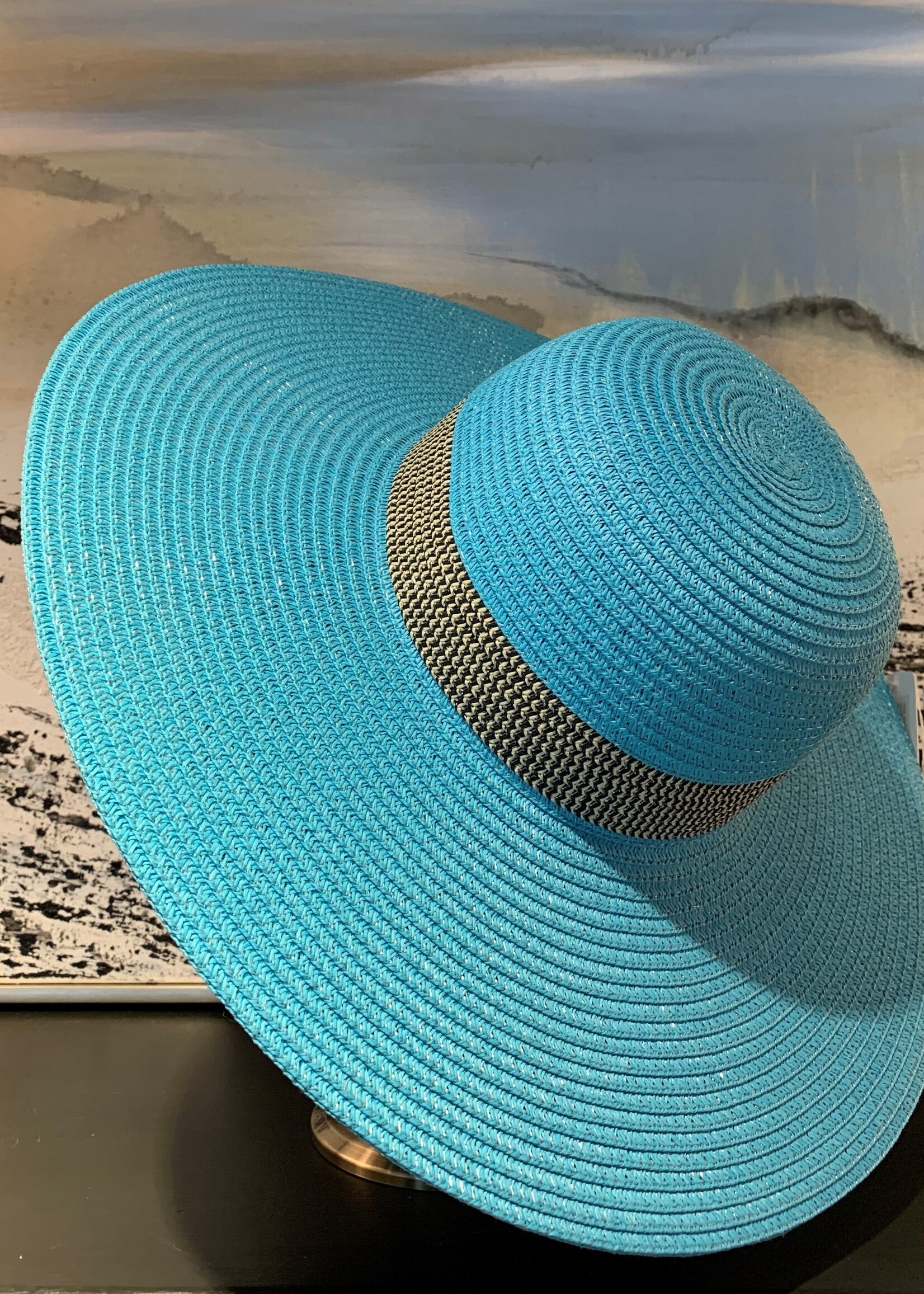Picabo Mode Christa Summer Hat  * Aqua