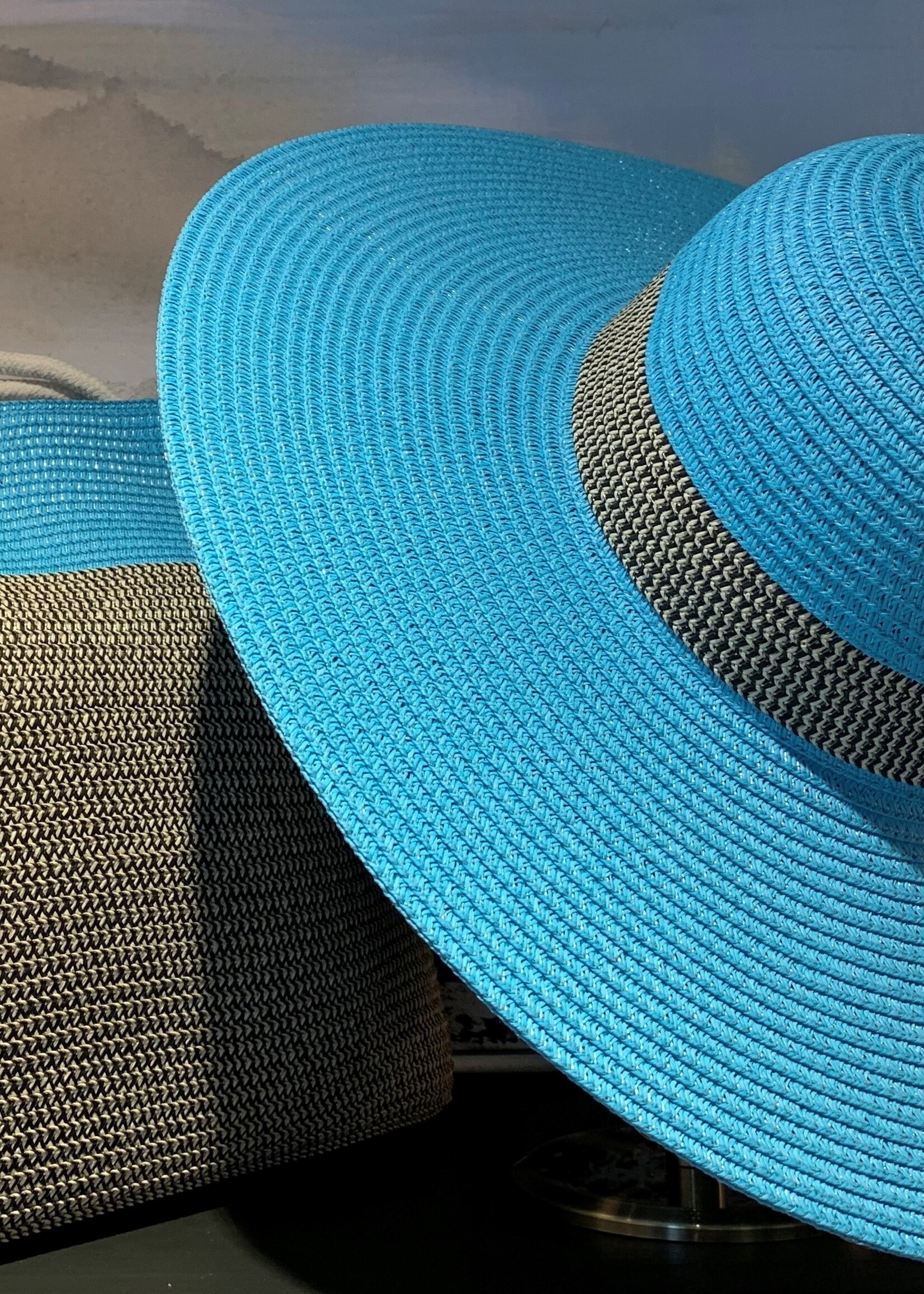 Picabo Mode Christa Summer Hat  * Aqua