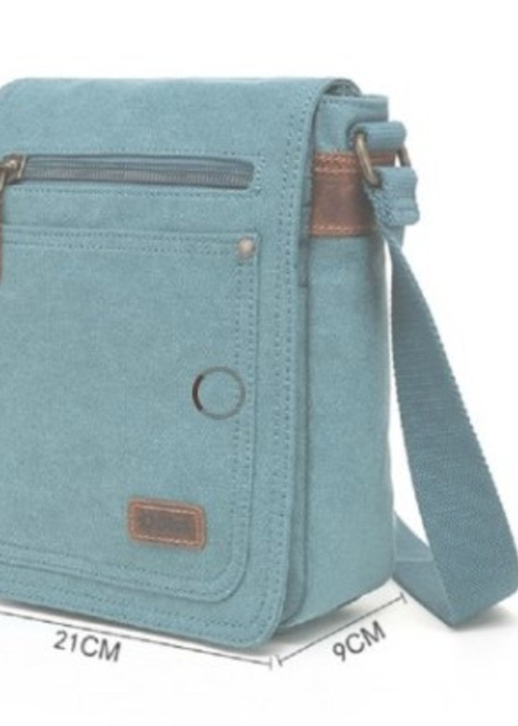 Da Van Canvas Shoulder Bag * SB 8572 * Charcoal