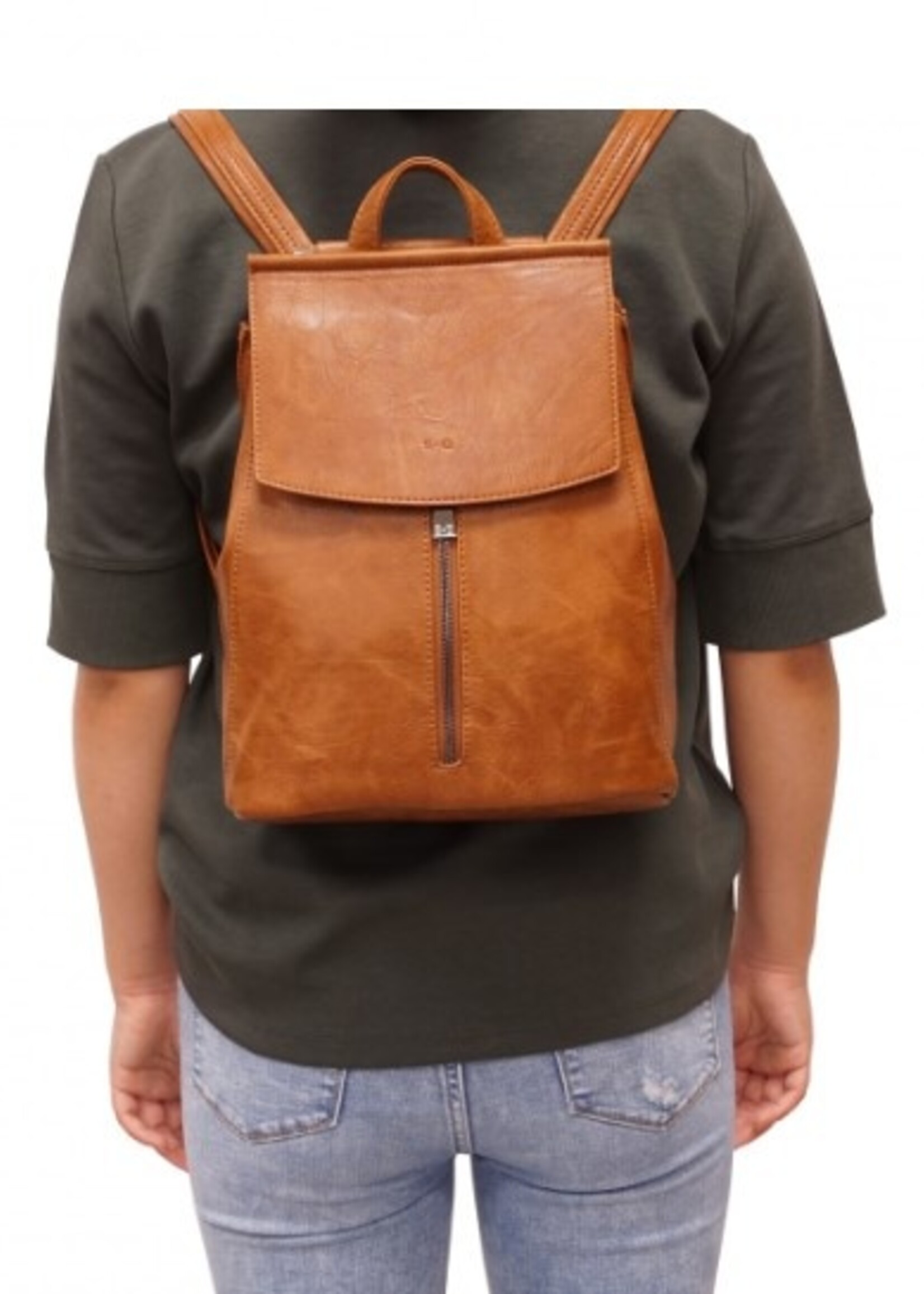 SQ Chloe Convertible Backpack Camel