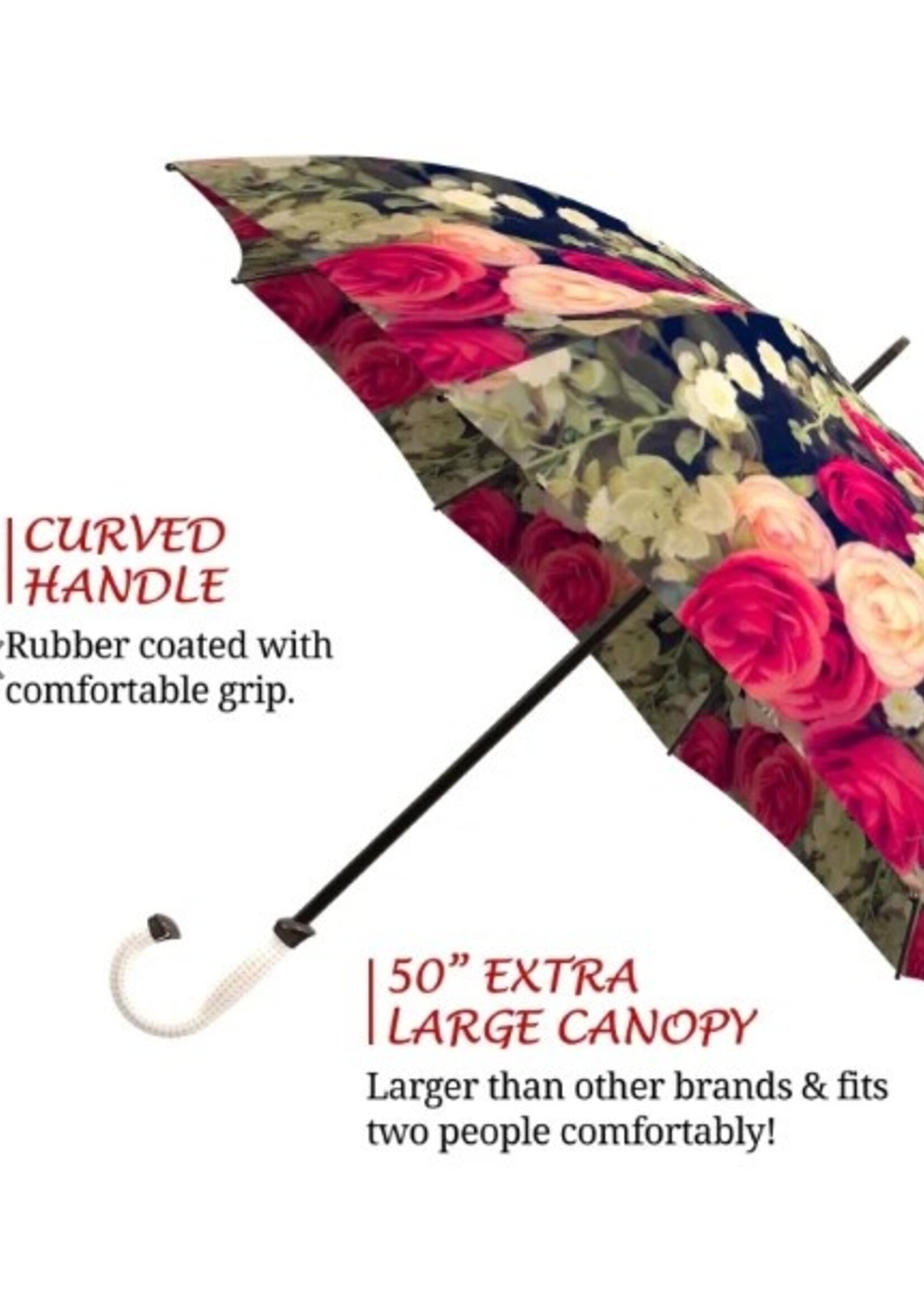 La Bella Umbrella LaBella Umbrella * Stick * Vintage Roses