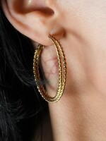 Hackney Nine/Dye Cast Mizuki Hoop Earrings