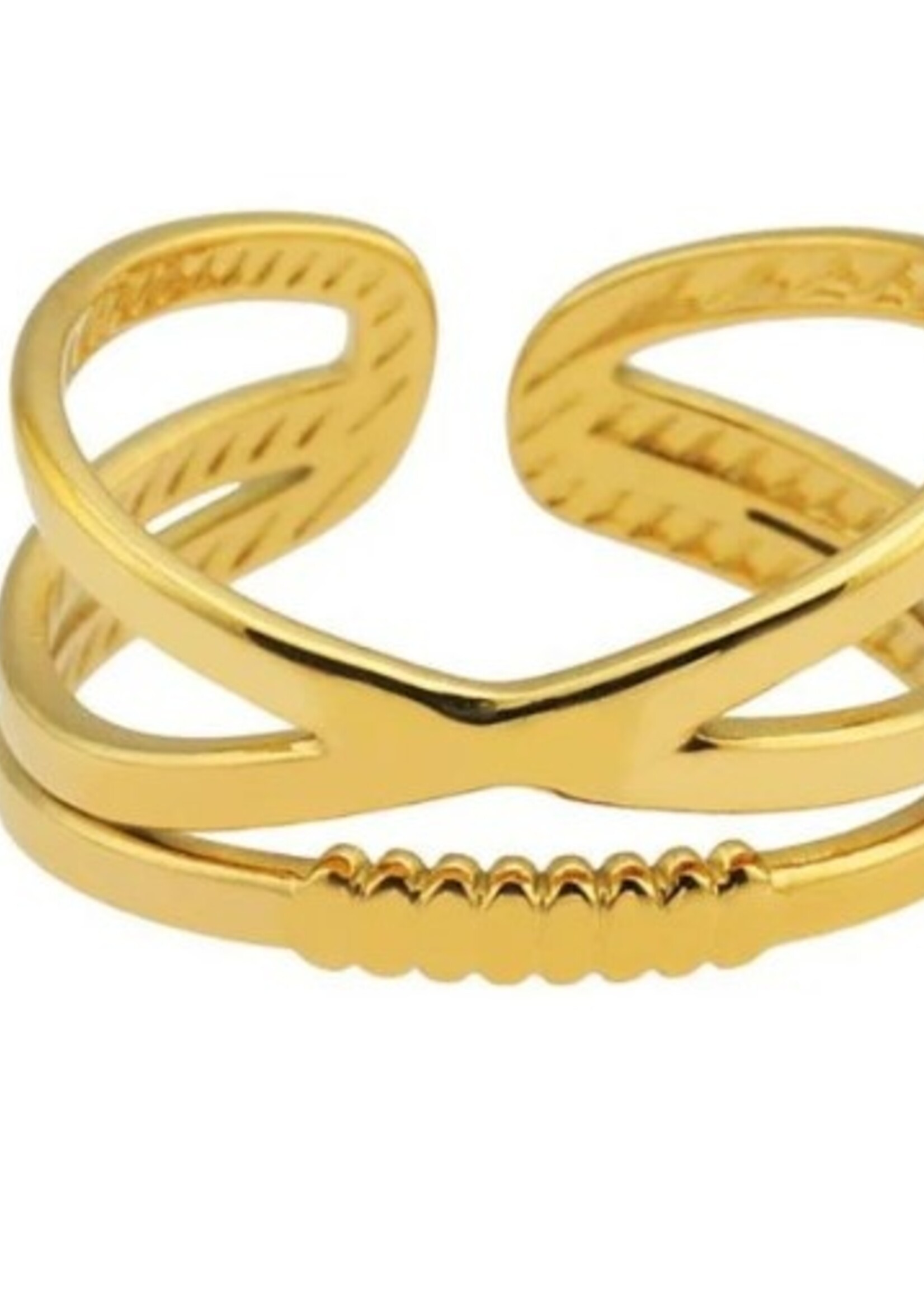 Hackney Nine/Dye Cast Miranda Ring * Gold