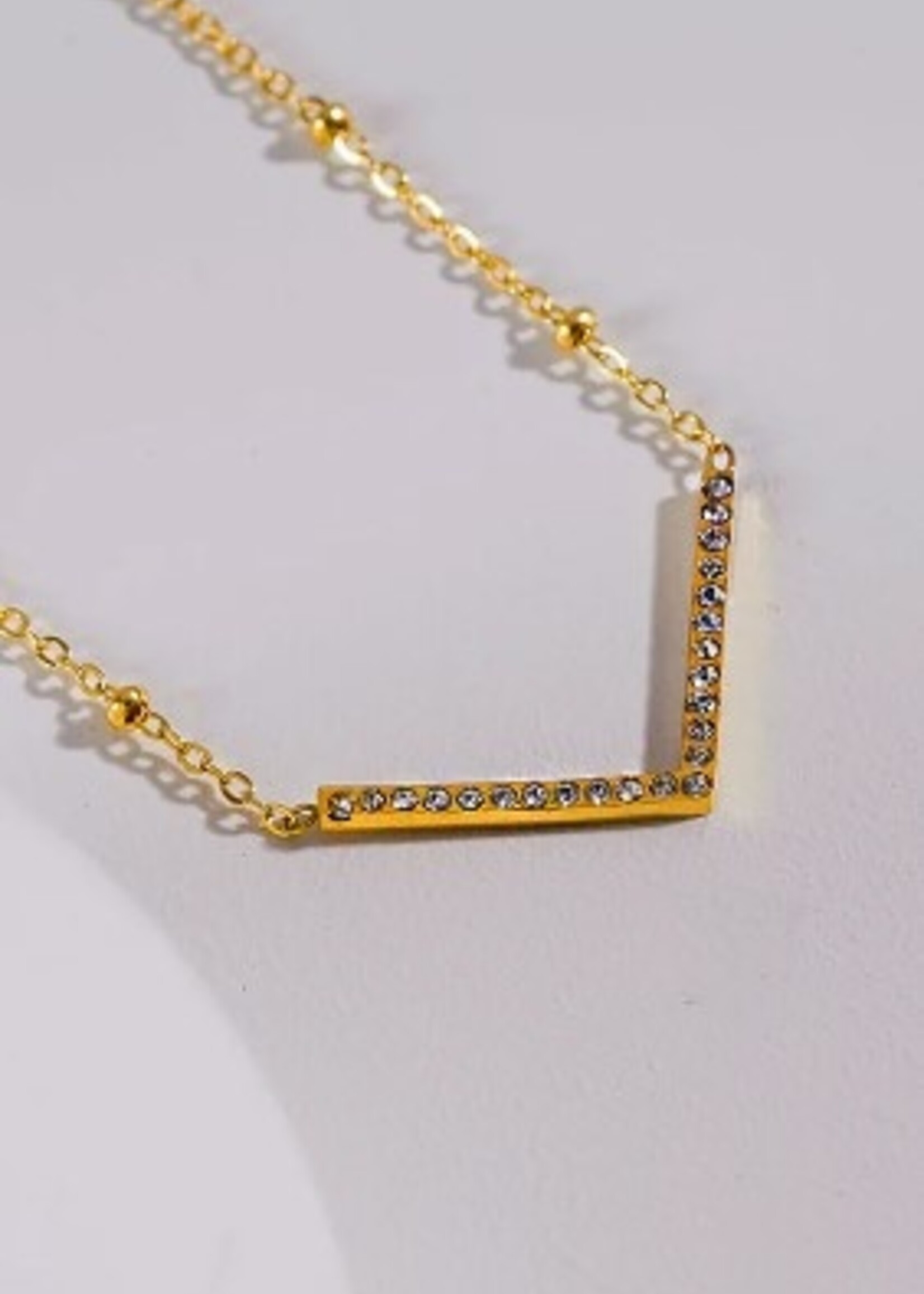 Hackney Nine/Dye Cast Sanita Necklace * Gold