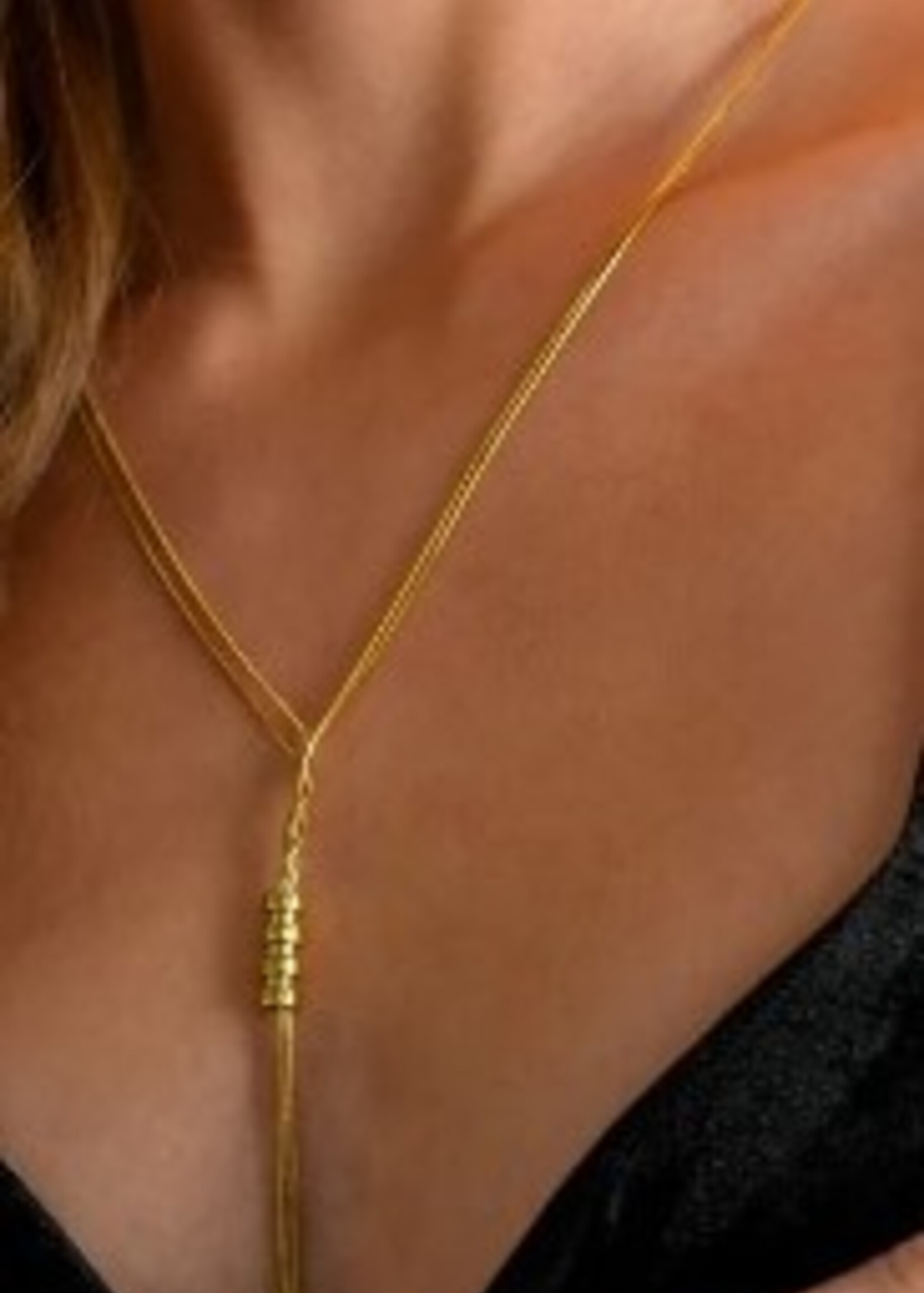 Hackney Nine/Dye Cast Telma Necklace * Gold
