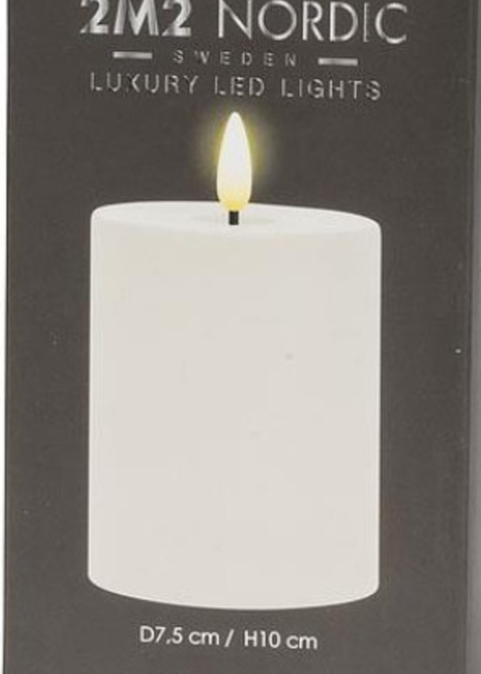 Abbott Flameless Candle * Luxlite * 3" x 4" * Sand