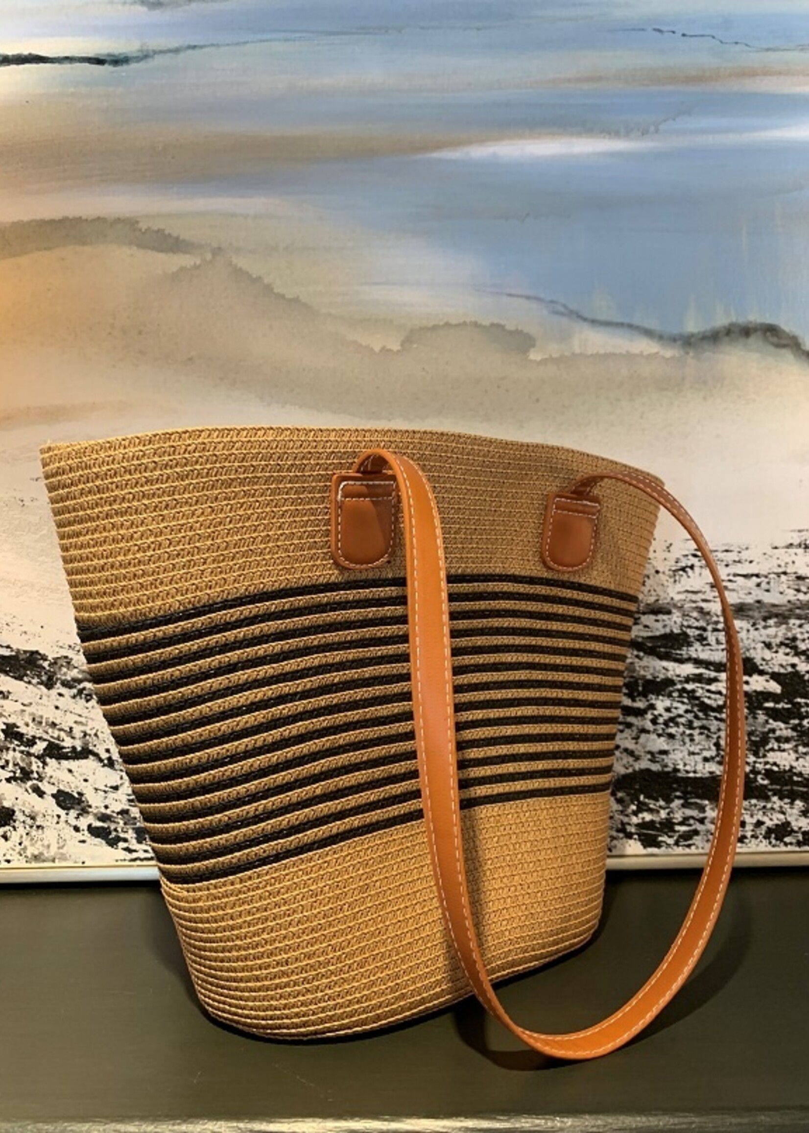 Picabo Mode Eska Summer Bag * Tan & Black