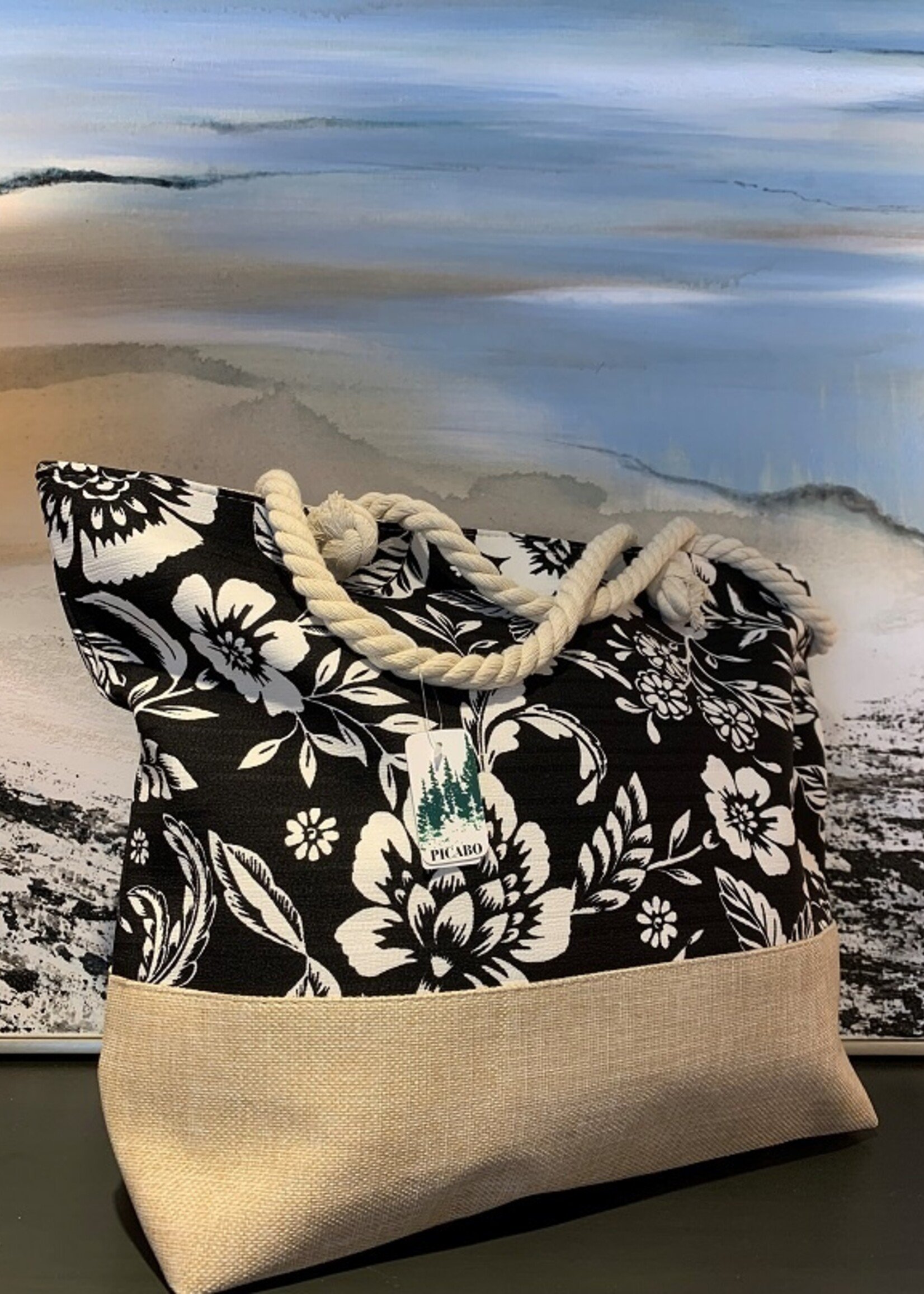 Picabo Mode Gabby Summer Bag * Black & White