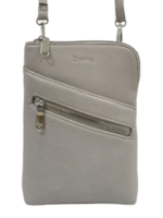 Darling Darling Small Crossbody * 7" x 9" * Light Grey