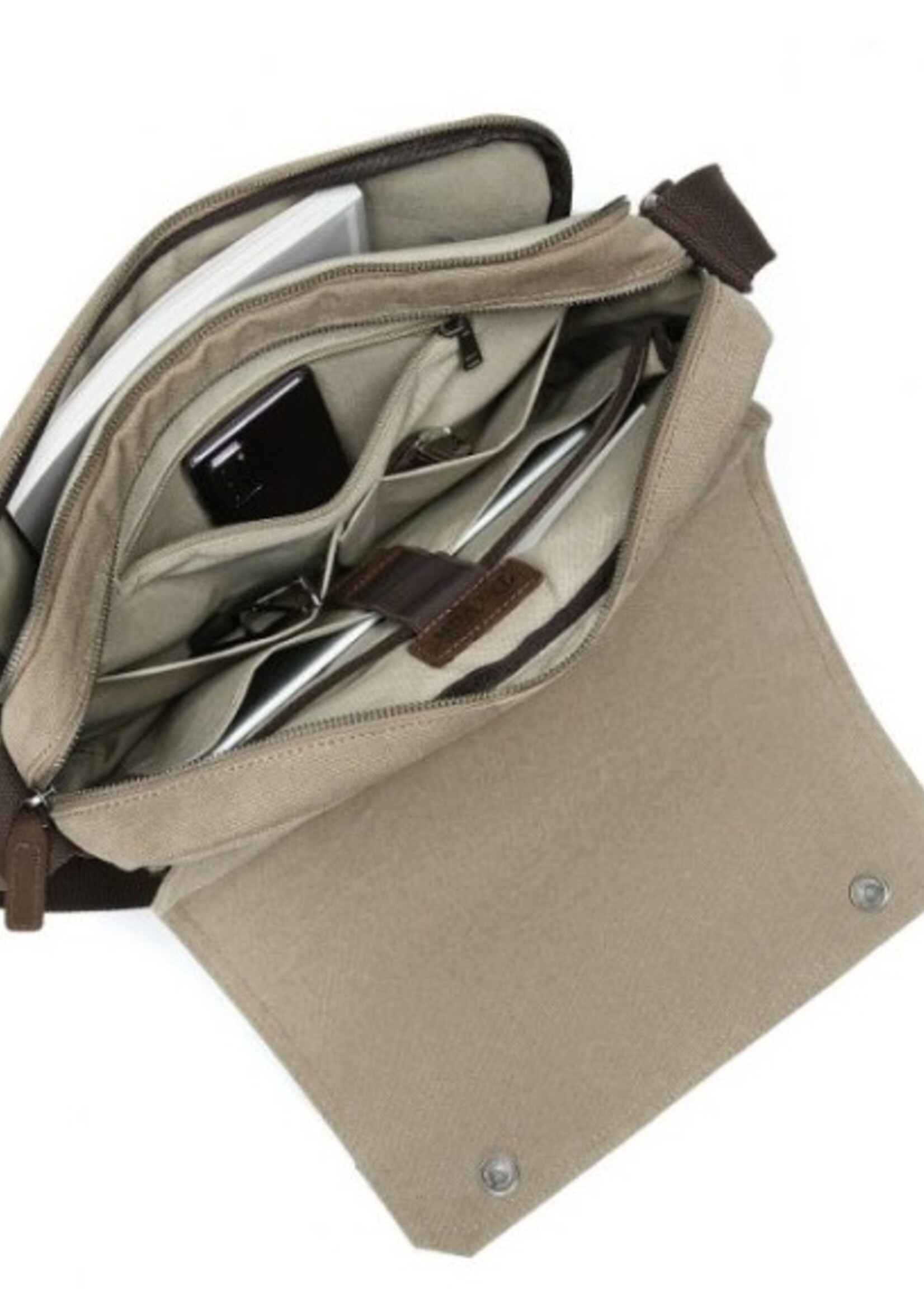 Da Van Canvas Messenger Bag * MB 8848 * Grey