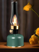 Abbott LED Lantern * Rechargeable * 10.5"H * Green