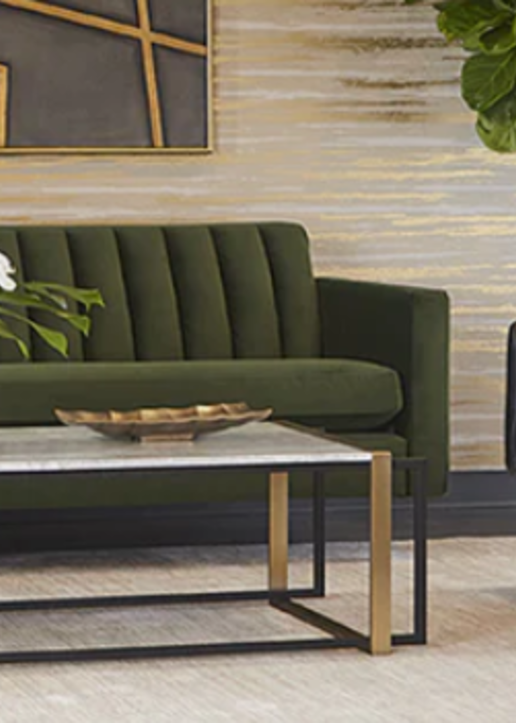 Sunpan Yosi Sofa * Smokescreen * FLOOR MODEL SALE PRICE