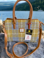 Patrick King Harris Tweed Double Handed Tote * Light Brown