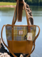Patrick King Harris Tweed Large Tote * Light Brown