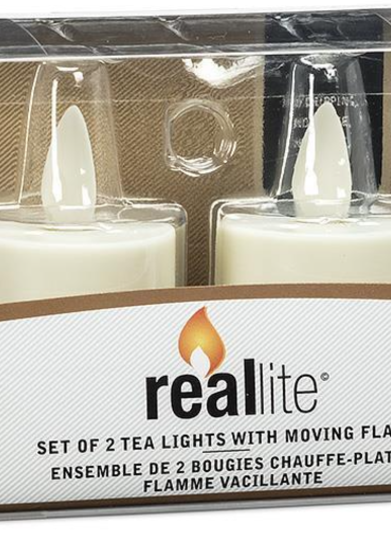Abbott Reallite Flameless Votive * Set of 2 * Ivory