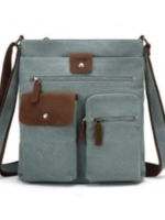 Da Van Canvas Messenger Bag * MB 533 * Turquoise