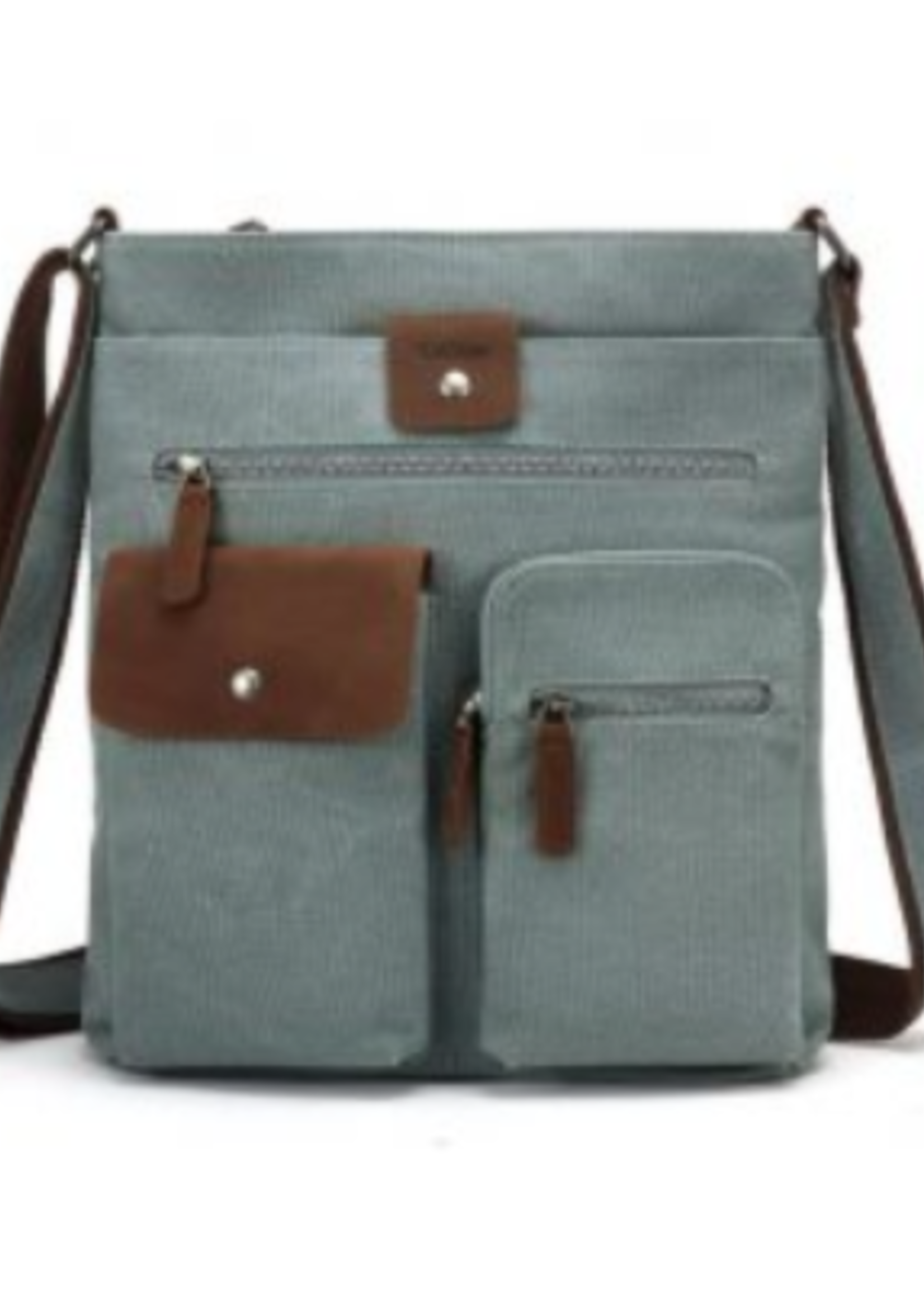 Da Van Canvas Messenger Bag * MB 533 * Turquoise