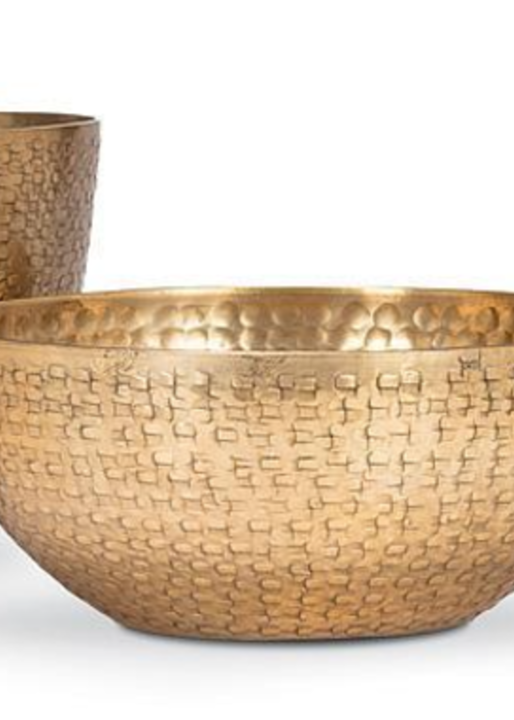 Abbott Marrakech Bowl * Antique Gold * Small * 8.5"D x 4"H