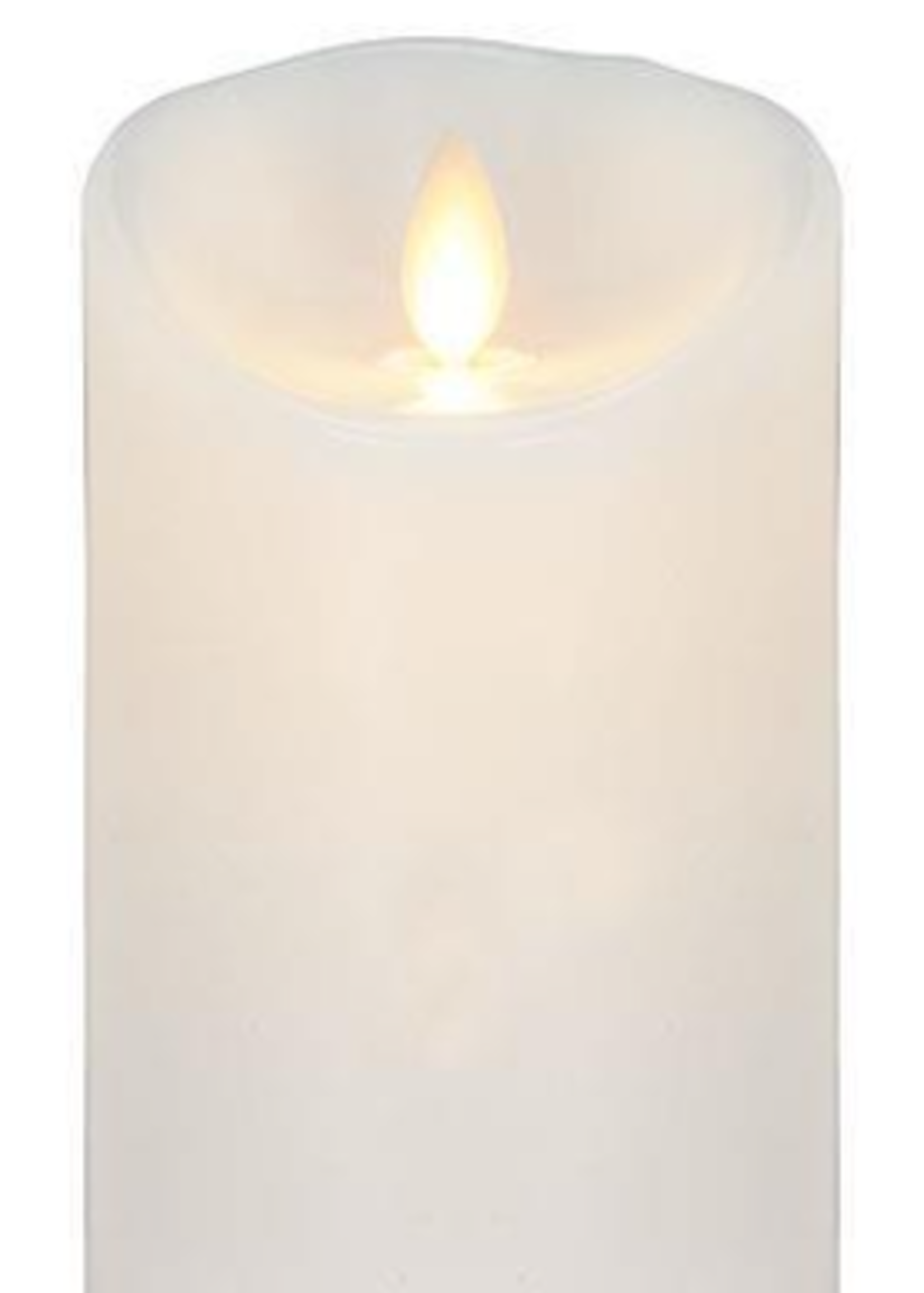Abbott Reallite Flameless Candle * 3" x 5.5" * Remote Enabled *  White