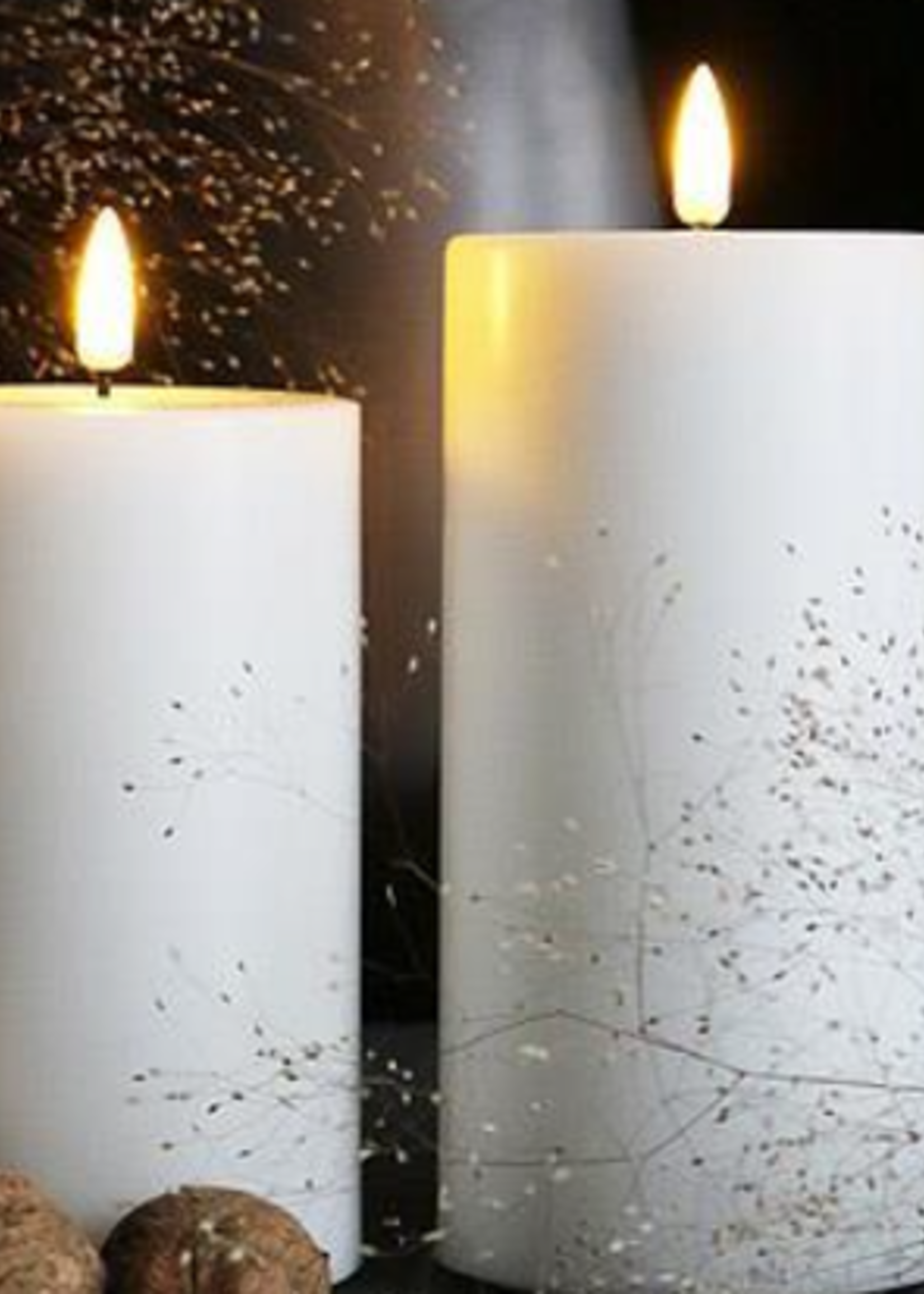 Abbott Flameless Candle * Luxlite * 3'x6" * White