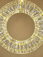 Abbott LED Wreath * Medium * 23" D