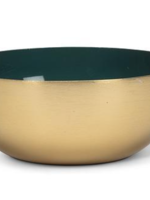 Abbott Mini Enamel Dipping Bowls * Gold & Teal