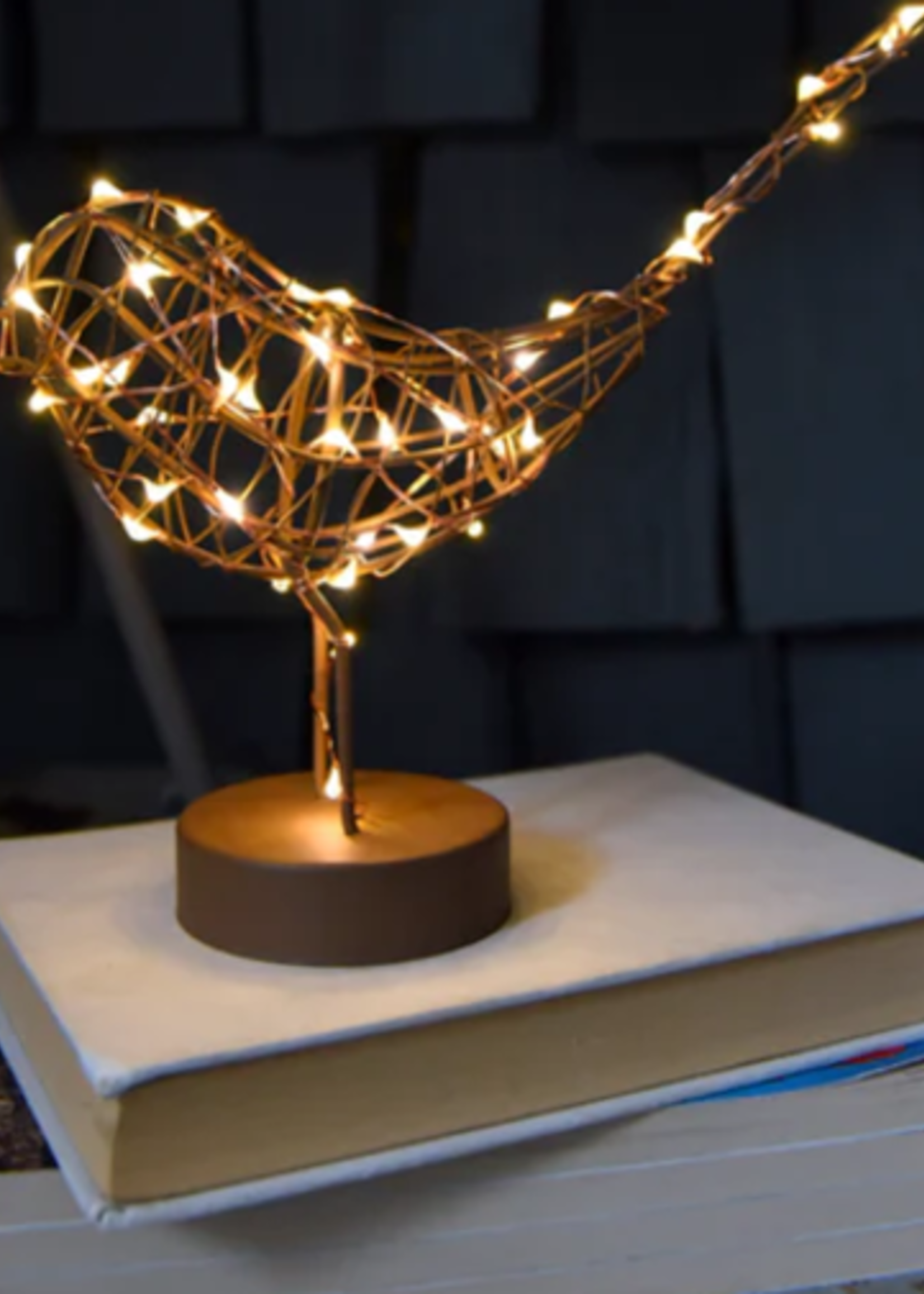 Lumina of London LED Table Robin * Copper