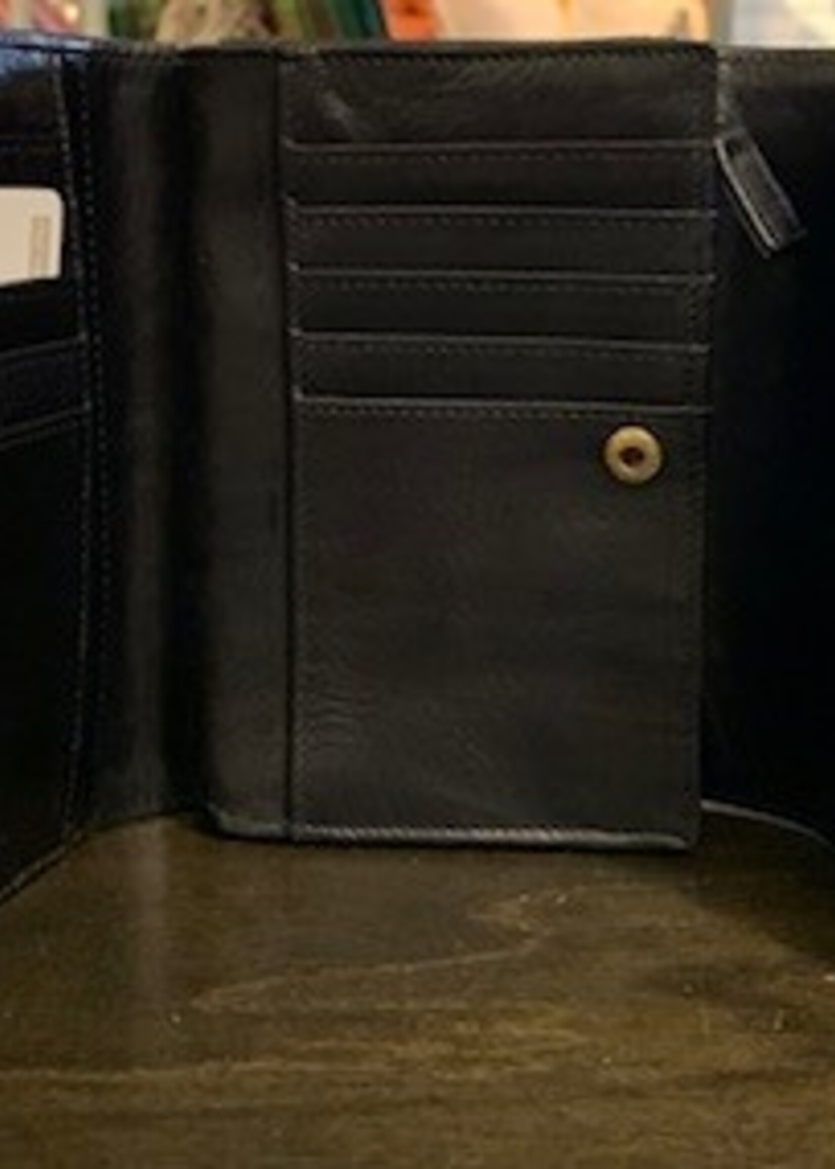Derek Alexander Derek Alexander Ladies BR 1303 Clutch Wallet * Black