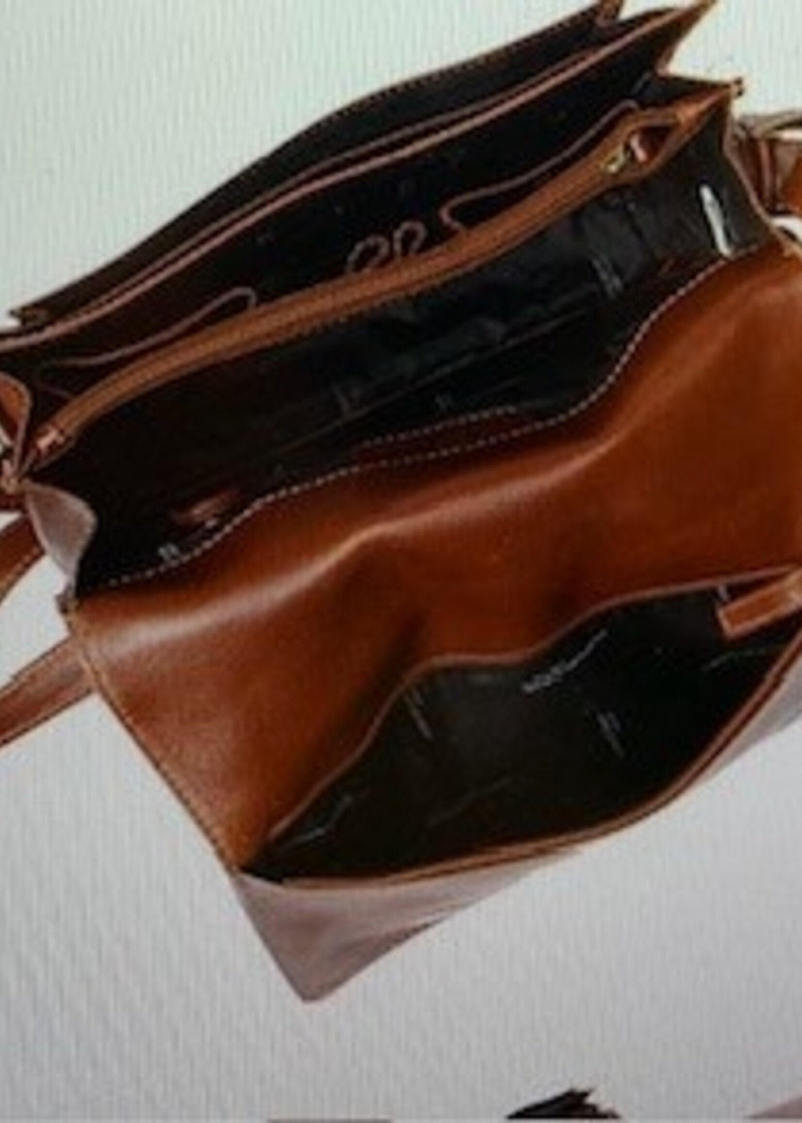 Derek Alexander Derek Alexander Half-Flap Multi Organizer Bag * Whiskey