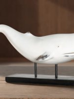 Whale Resin Sculpture * White
