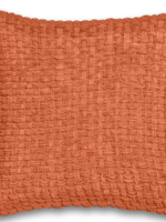 Fabstyles Basketweave Cushion * 18" x 18" * Rust