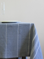 Fabstyles Fouta Tablecloth * 60" x 90" * Blue
