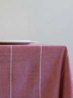 Fabstyles Fouta Tablecloth * 60" x 90" * Red
